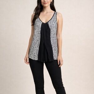 BCBGeneration Monochrome Sleeveless Tank Top